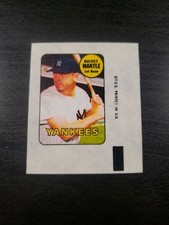 1969 Topps Decal- MICKEY MANTLE  HOF New York Yankees 
