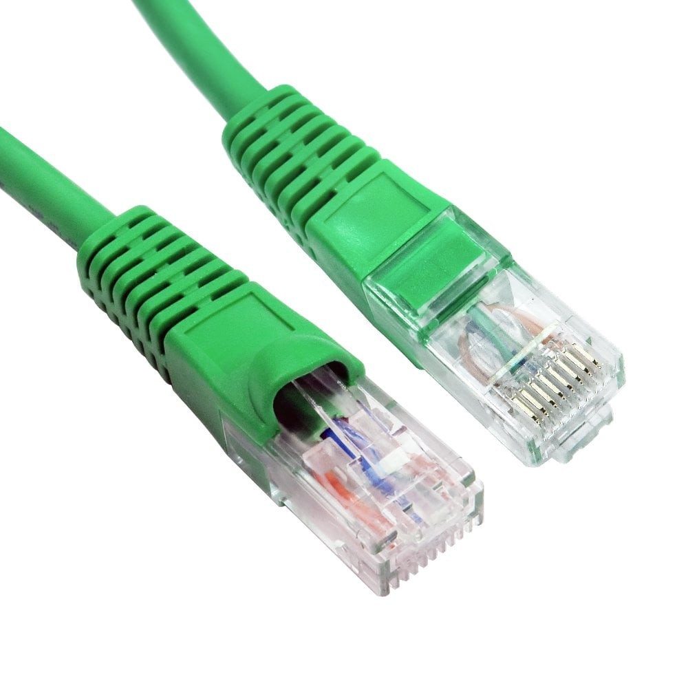 Cables Direct 10m Snagless Cat6 LSZH Patch Cable - Green