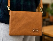 Women' Wallet Wristlet Crossbody Bag 100 Real Leather
