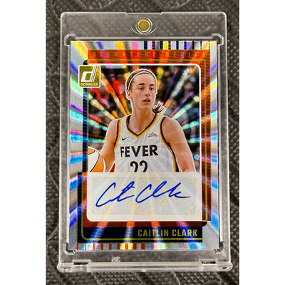 #ad Caitlin Clark Auto Holo Laser 2025 Panini WNBA Donruss Signature Series #SS CC $1199.99