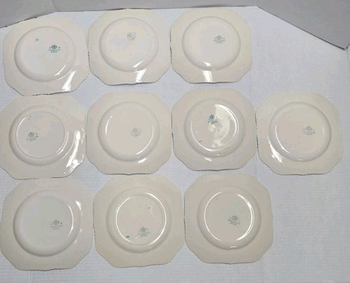 Lot Of 10 Vintage Johnson Bros - Square Plates -Made in England Mint NEW (READ) - Picture 4 of 5