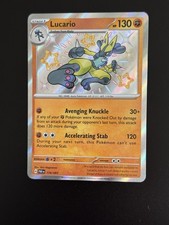 Pokemon TCG Lucario 174/091 SV: Paldean Fates Shinny Holo on eBay