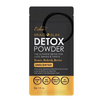 Scalp Cleanser for Braids, Locs & Twists   Esha Braid N Slay Detox Powder 85g