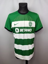 SPORTING 2023 2024 HOME SHIRT FOOTBALL SOCCER NIKE DR2703-302 MENS SIZE XL