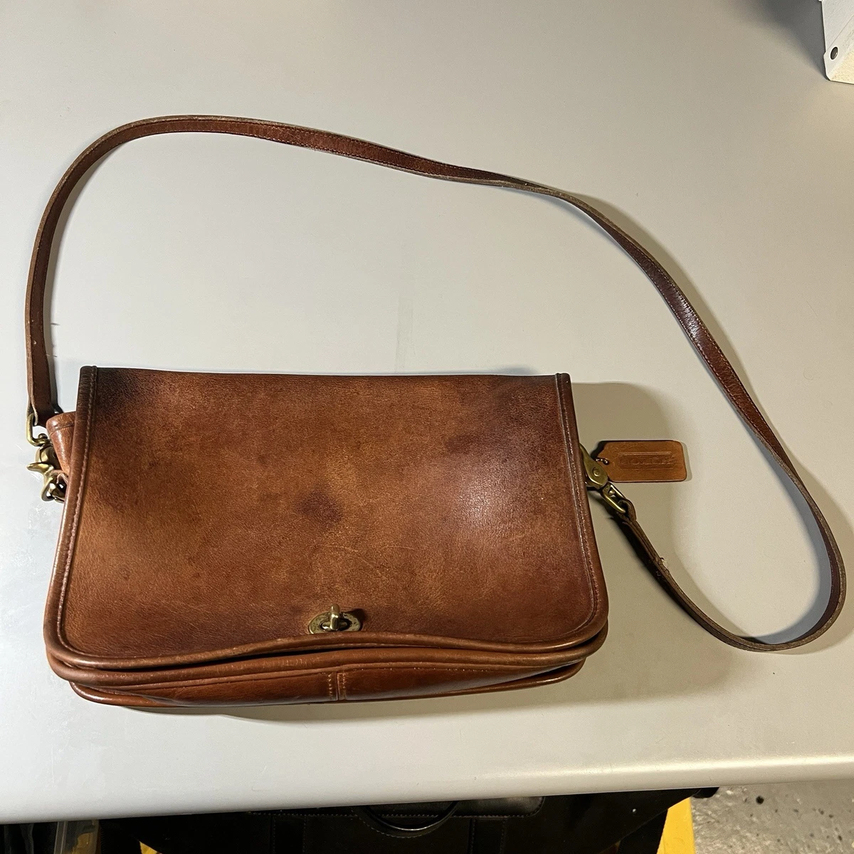 [新品未使用] COACH ボディバッグ ブラウン レザー Coach クロスボディ ブラウン バッグ & ハンドバッグ 女性用 | eBay