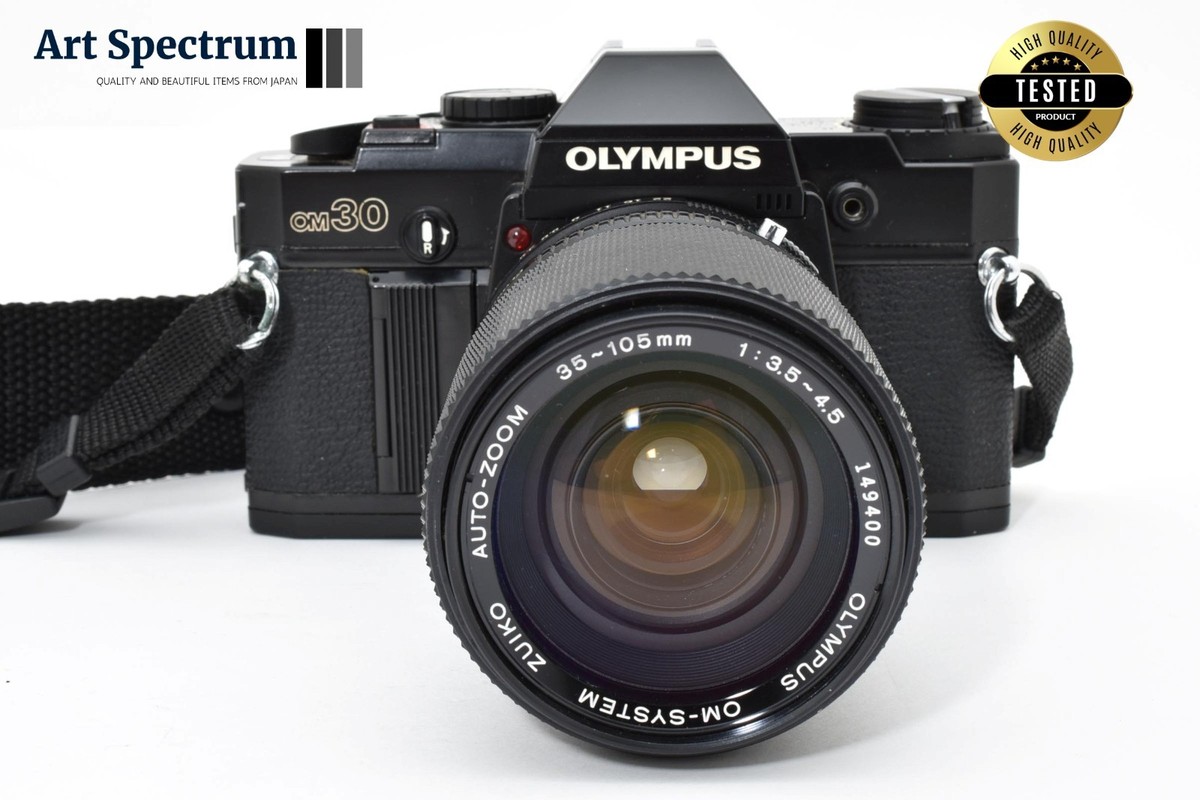 Exc+8] Olympus OM30 Black + Zuiko Auto-Zoom 35-105mm f3.5-4.5 SLR