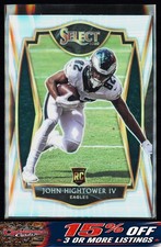 John Hightower Iv Rookie Rc 2020 Select 197 Silver Prizm Philadelphia Eagles John Hightower Iv Rookie Rc 2020 Select 197 Silver Prizm Philadelphia Eagles