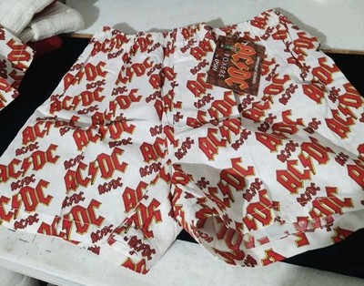 AC/DC Mens Boxer Briefs Size XL Cotton Underwear NWT