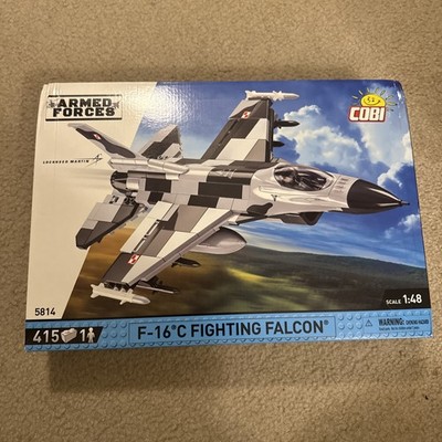   Rare F 16 C Fighting Falcon Model Number 5814 COBI