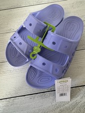 Crocs Baya Slide Sandals White 2 Strap Shoes Size Mens 9 Womens 11