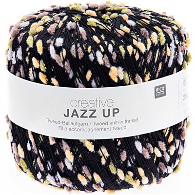 Beilaufgarn Rico Design JazzUp 25 Gr. Schwarz