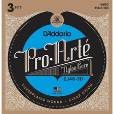 D'Addario EJ46 Pro-Arte Classical Guitar Strings 3-Pack