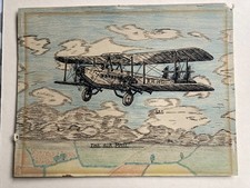 de Haviland Hercules, Original Vintage Aircraft Painting, Signed with Initials