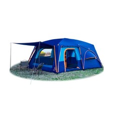 KTT Extra Large Tent 12 Person,Family Cabin Tents,2 Rooms,3 Doors and 3 Windo...