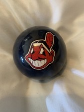 RARE Licensed MLB Cleveland Indians Billiard Pool Cue Ball FREE SHIPPING 