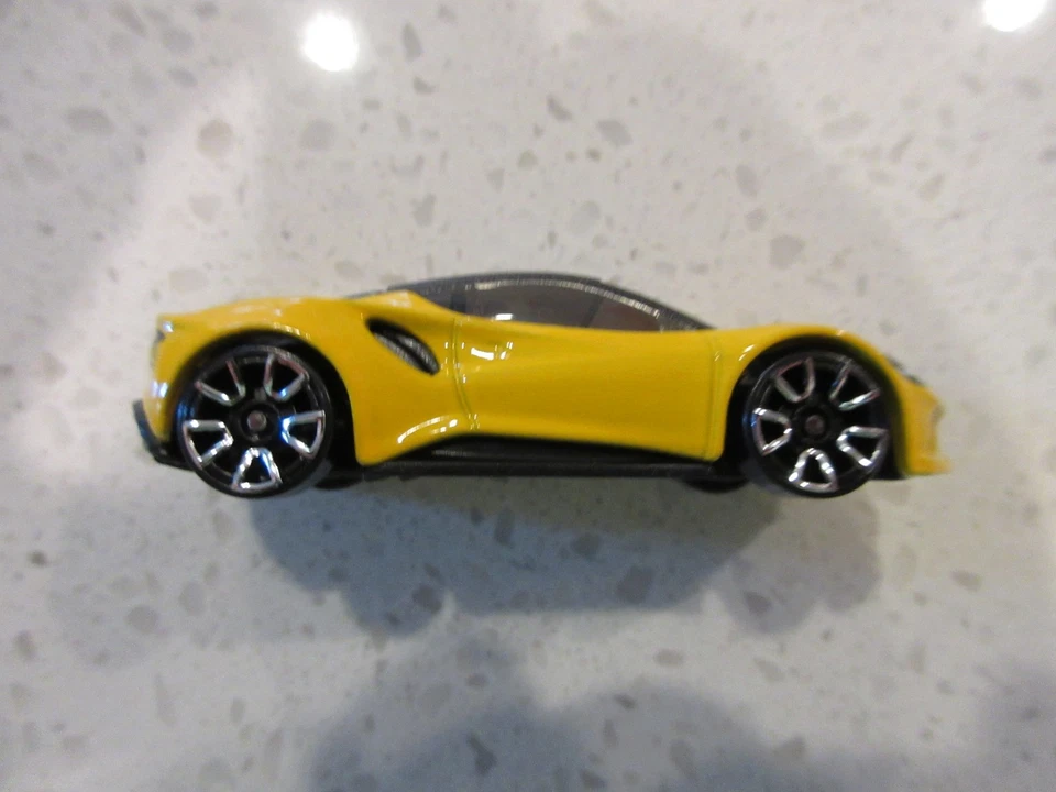 2025 Hot Wheels Lotus Emira Yellow 1:64 DIECAST Toy Race Sports Car - Image 4 of 4
