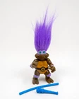 TMNT Troll Don Purple Hair w/belt, bo staff & spiked club VTG 1993 Playmates Toy