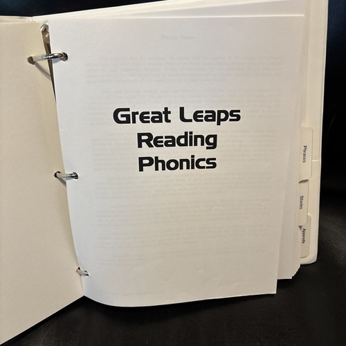 Great Leaps Reading Program 3 Ring Binder Campbell Mercer Adult - Bild 5 von 10