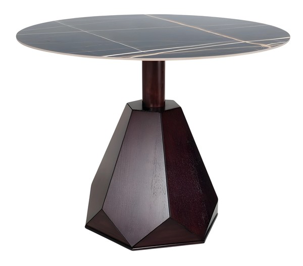 Exklusiver Runder Esstisch Esszimmertisch Designer Holz Tische-image
