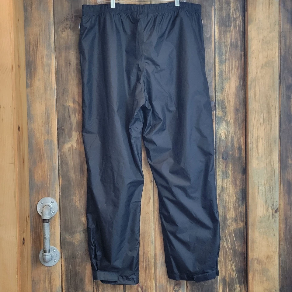 Cabela's Pantalones Negros Resistentes al Agua Cintura Elástica Para Hombre Talla XL Foto 2 de 4
