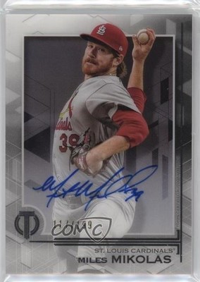 2019 Topps Tribute /199 Miles Mikolas #TA-MM Auto 4f5