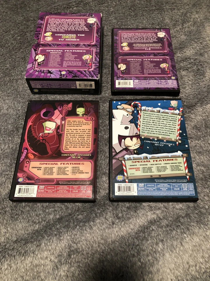 Invader Zim: Complete Invasion Volume 1-3 Series Set (DVD) Nickelodeon - Image 2 of 4