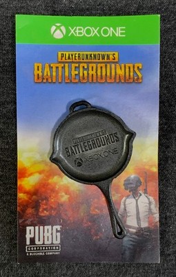 NEW PUBG PlayerUnknown's Battlegrounds Frying Pan Lapel Hat Pin Preorder Bonus