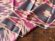 ikat price by metre 100% cotton, ancient tech, hand woven, hand dyed, 38cm-width