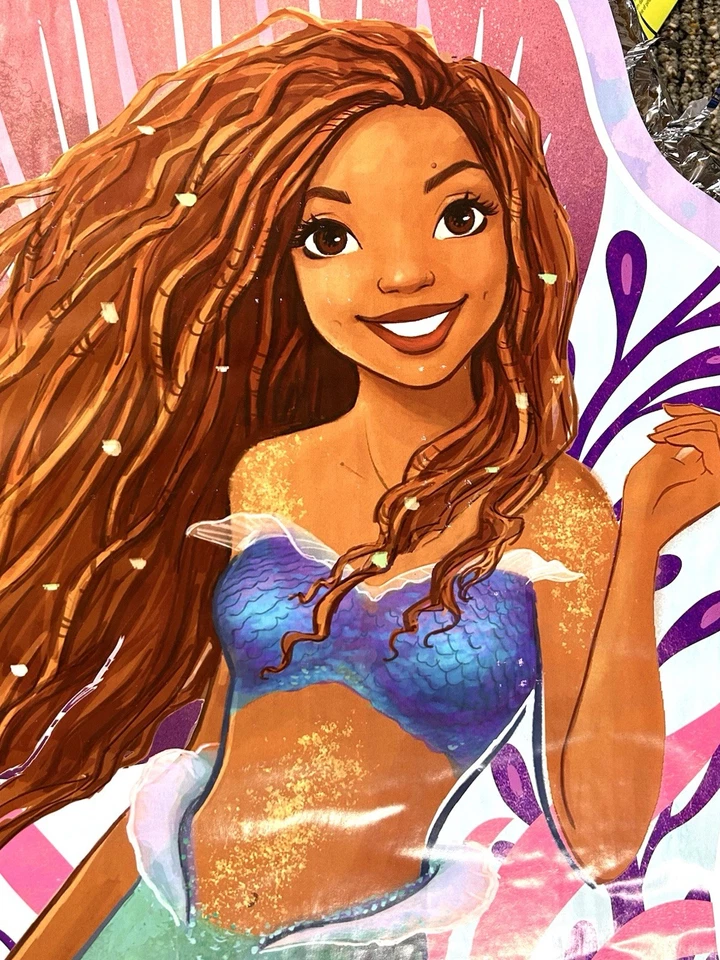 Pull String The Little Mermaid Pinata - 18" x 22" - Movie 2023 Party Decoration - Image 2 of 4