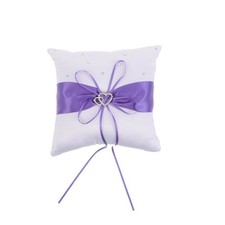Wedding Ring Bearer Pillow: Elegant Ring Cushion for Wedding Party - Decorative