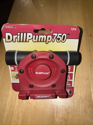 Drill Pump 750 Miles craft for 1/2  To 3/4  Max 2,800 RPM MIN 600 W.  750