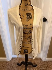 Cream colored lightweight cardigan
