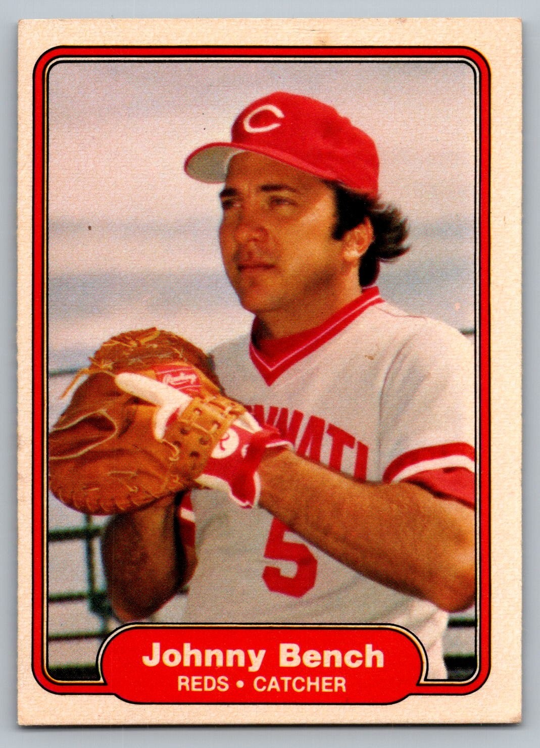 1982 Fleer - Johnny Bench Cincinnati Reds HOF #57
