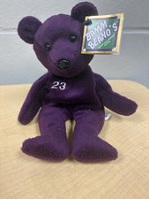 SALVINO'S BAMM BEANO'S COLLECTIBLE BEANIE PLUSH DAVID JUSTICE 23 Purple