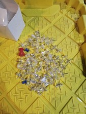 42 PCS Jumbo Push Pins for Bulletin Board, La...