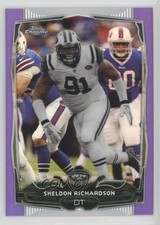 2014 Topps Chrome Retail Purple Refractor Sheldon Richardson #53 1u6