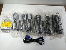 Lot 15 5FT VGA SVGA Cable Adapter Male to Male LCD PC TV New Ready To Ship Usa