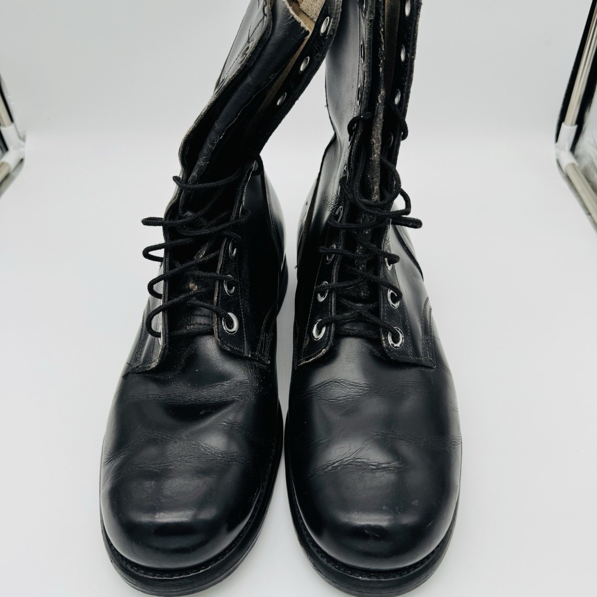 VTG Brown Shoe Co Vietnam Era Combat Jump Boots Sz 11R BF Goodrich OCT 1966 USA VTG Brown Shoe Co Vietnam Era Combat Jump Boots Sz 11R BF  main image 4