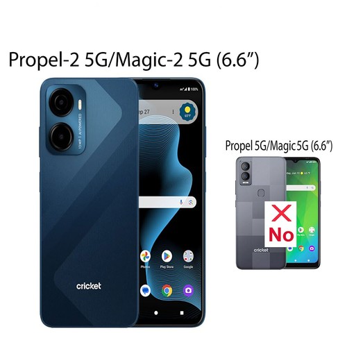 Shock Absorbing Bumper Protector Case for Cricket Magic 2 5G / AT&T Propel 2 5G - Picture 2 of 29