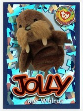 Tarjeta Ty Beanie Babies BBOC JOLLY (Walrus) Naranja Comodín Serie S4 4