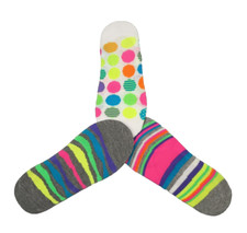 6 - 12 Pair Women's No Show Socks, Low Cut Multicolor Size 9-11 New w/ Tags