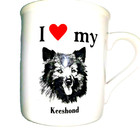 I Love Heart My Keeshond Dog Coffee Mug Cup Strand Enterprises For Popel Usa