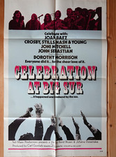 Celebration at Big Sur  Joan Baez   Baird Bryant nash   /  one sheet  1971