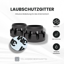 2x griglia di protezione foglie con coperchio scarico acqua adatta per VW T4 setaccio composter