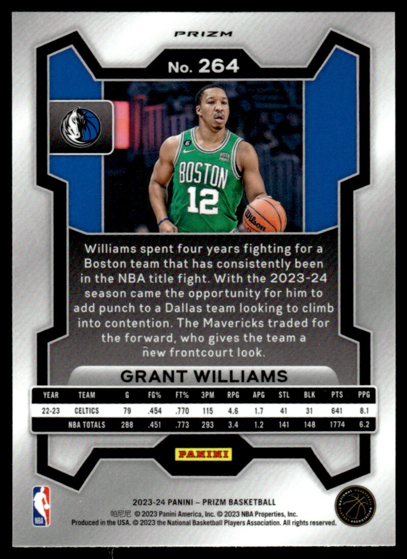 2023-24 Prizm Base Ruby Wave Grant Williams #264 GS1 | eBay