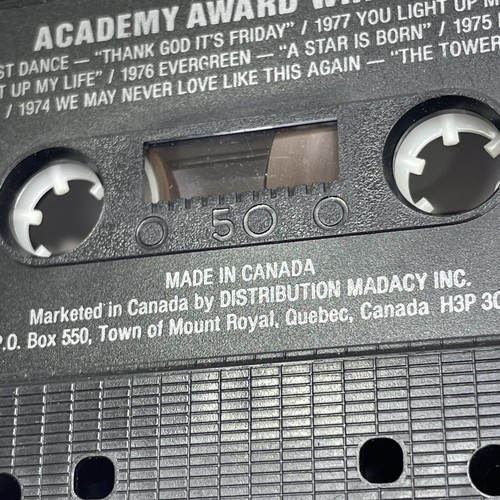 1974-1983 Oscar's Academy Awards Best Music Songs (Audio Cassette Tape, 1984) - Picture 8 of 9