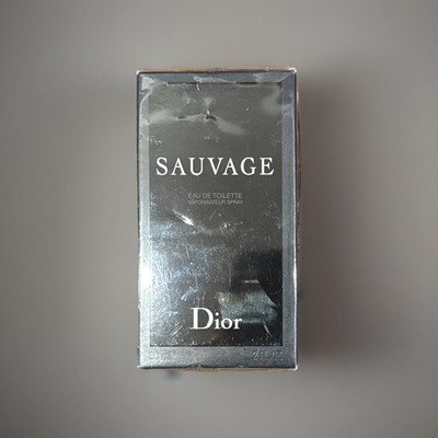 CHRISTIAN DIOR SAUVAGE EAU DE TOILETTE SPRAY FOR MEN 2.0 Oz / 60 ml NEW