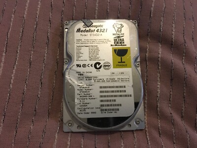 Seagate Medalist 4321 ST34321A 4,3 GB ATA 5400 1/MIN 128 KB 3,5''. Kostenloses Porto