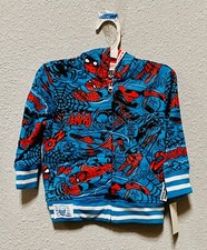 Marvel The Amazing Spiderman zipped up hoodie sweatshirt shirt Spider-Man Kids