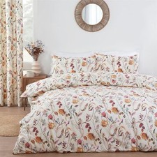 Image of Floral Duvet Cover Bedding Bed Set Bed Linen by Prestigious - Grove Cream Green